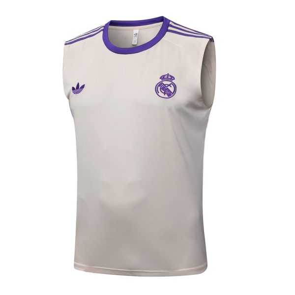Debardeur Short Real Madrid 2025 2026 Beige Violet