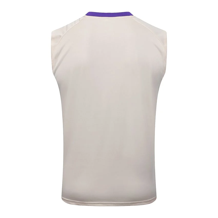 Debardeur Short Real Madrid 2025 2026 Beige Violet – Image 3