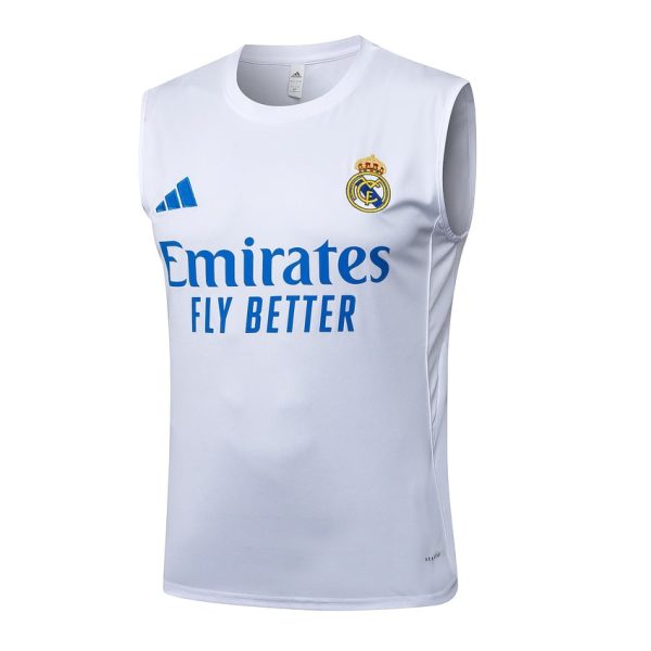 Debardeur Short Real Madrid 2025 2026 Blanc Bleu