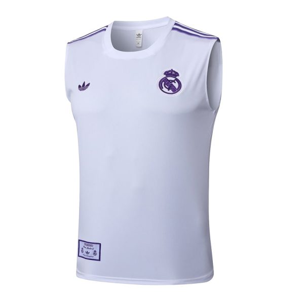 Debardeur Short Real Madrid 2025 2026 Blanc Violet