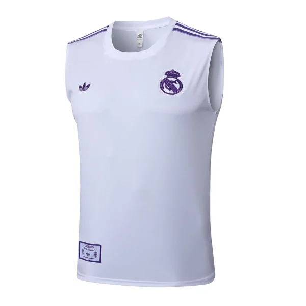 Debardeur Short Real Madrid 2025 2026 Blanc Violet