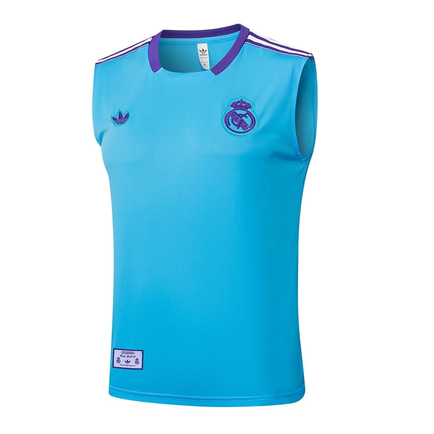 Debardeur Short Real Madrid 2025 2026 Bleu Ciel – Image 2