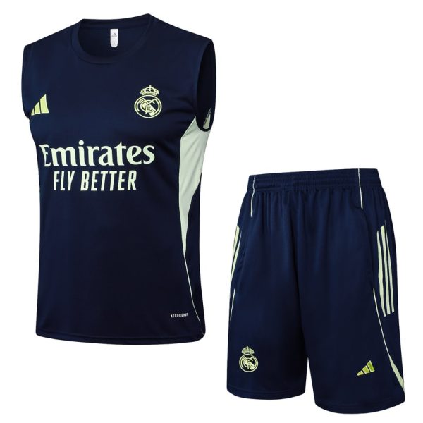 Debardeur Short Real Madrid 2025 2026 Bleu Sombre