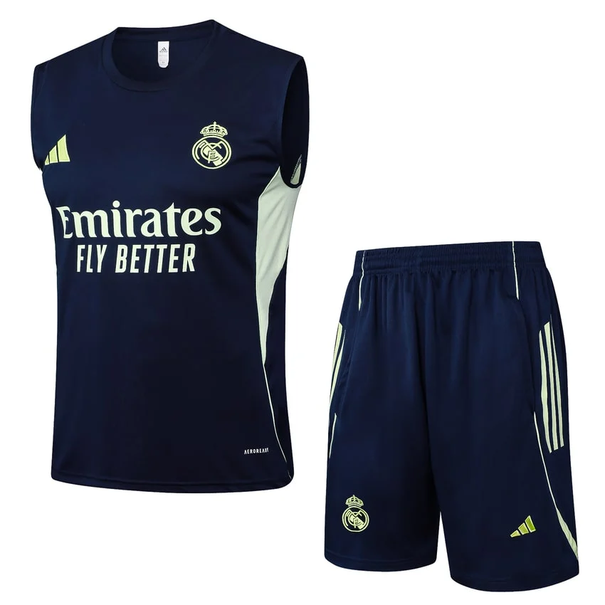 Debardeur Short Real Madrid 2025 2026 Bleu Sombre