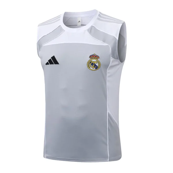 Debardeur Short Real Madrid 2025 2026 Gris Blanc