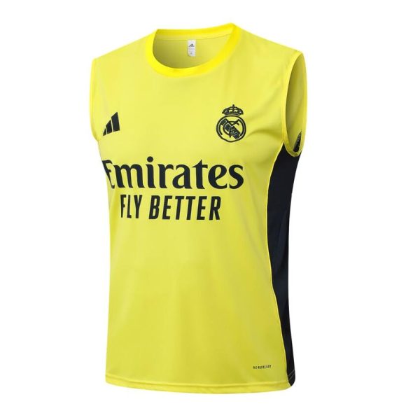 Debardeur Short Real Madrid 2025 2026 Jaune Clair