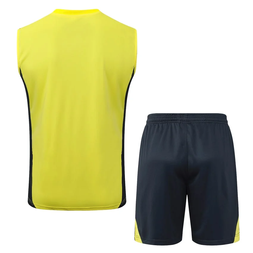 Debardeur Short Real Madrid 2025 2026 Jaune Clair – Image 4
