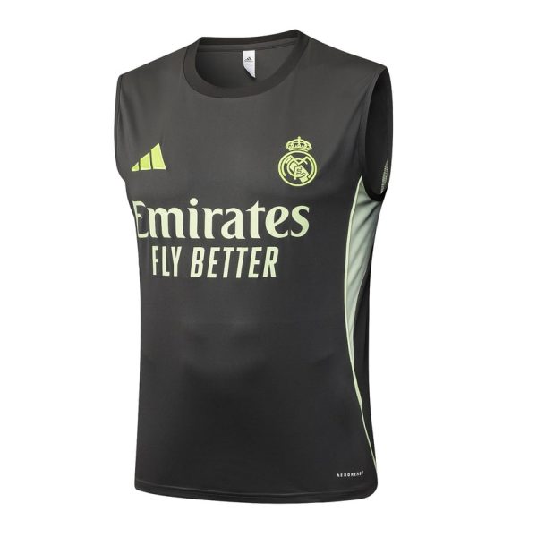Debardeur Short Real Madrid 2025 2026 Noir Jaune