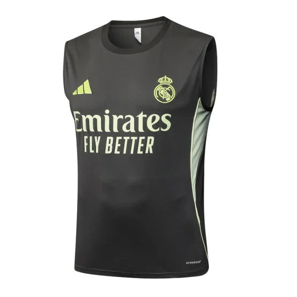 Debardeur Short Real Madrid 2025 2026 Noir Jaune