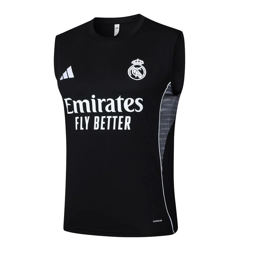 Debardeur Short Real Madrid 2025 2026 Noir Sombre – Image 2