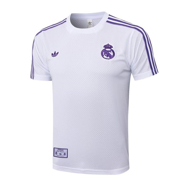 Ensemble Maillot Short Real Madrid 2025 2026 Blanc Violet