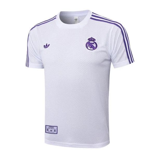 Ensemble Maillot Short Real Madrid 2025 2026 Blanc Violet