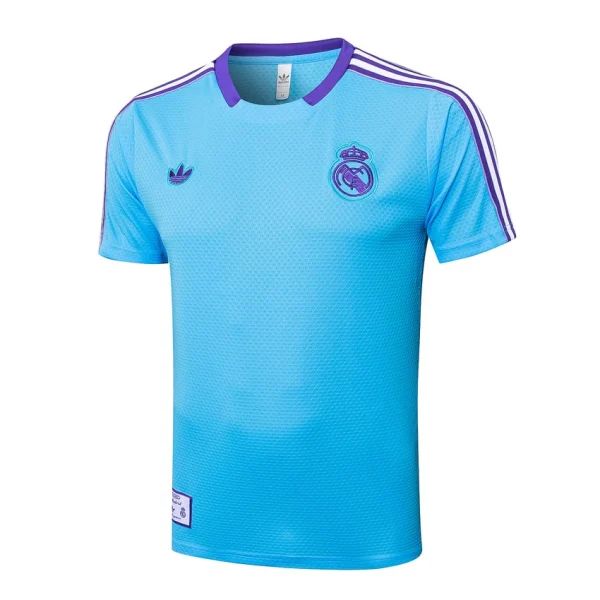 Ensemble Maillot Short Real Madrid 2025 2026 Bleu Ciel