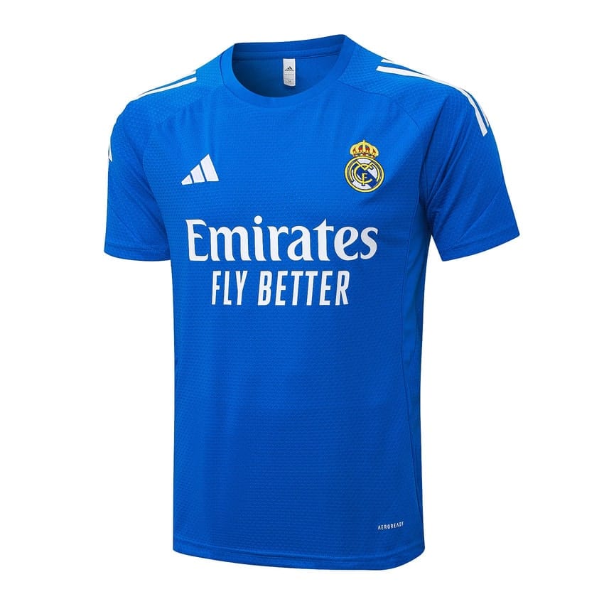Ensemble Maillot Short Real Madrid 2025 2026 Bleu Clair – Image 2