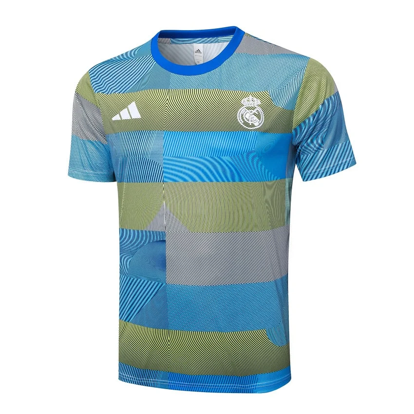 Ensemble Maillot Short Real Madrid 2025 2026 Bleu Vert – Image 2