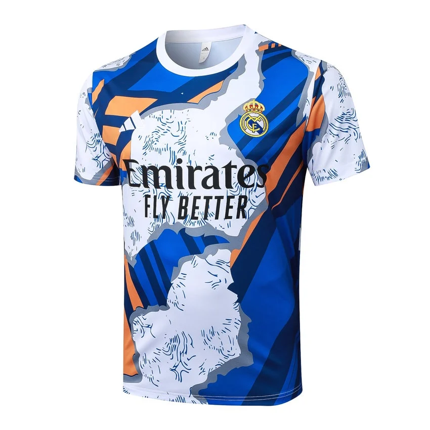 Ensemble Maillot Short Real Madrid 2025 2026 Bleu Tache – Image 2