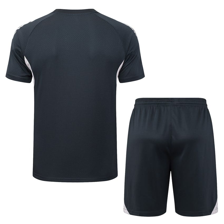 Ensemble Maillot Short Real Madrid 2025 2026 Noir Clair – Image 4