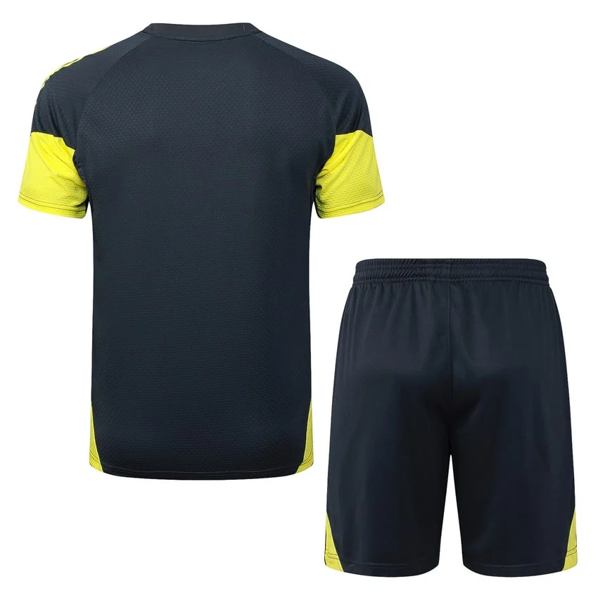 Ensemble Maillot Short Real Madrid 2025 2026 Noir Foncé – Image 4