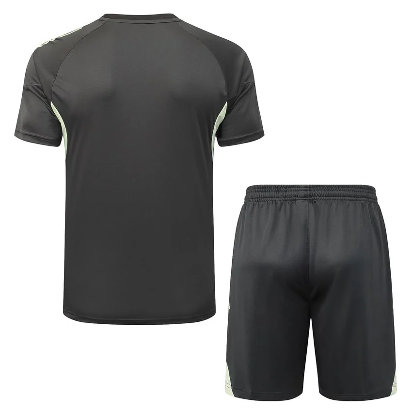 Ensemble Maillot Short Real Madrid 2025 2026 Noir Jaune – Image 4