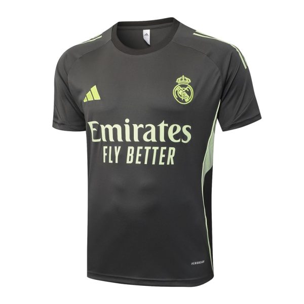 Ensemble Maillot Short Real Madrid 2025 2026 Noir Jaune