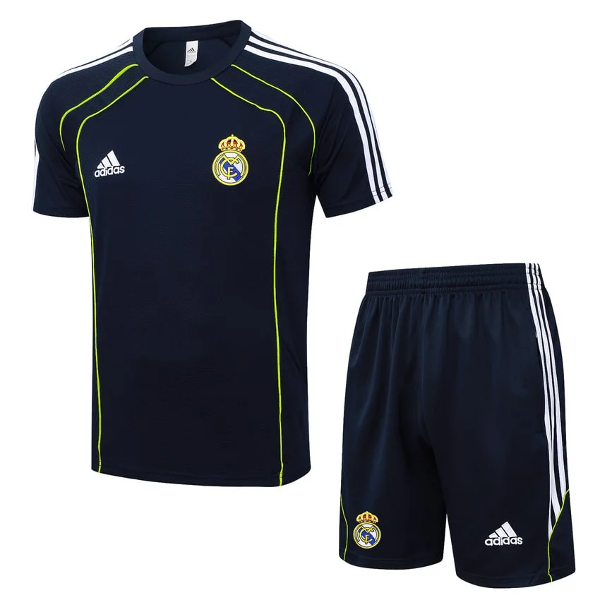 Ensemble Maillot Short Real Madrid 2025 2026 Noir Nuit