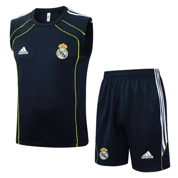 Debardeur Short Real Madrid 2025 2026 Noir Nuit