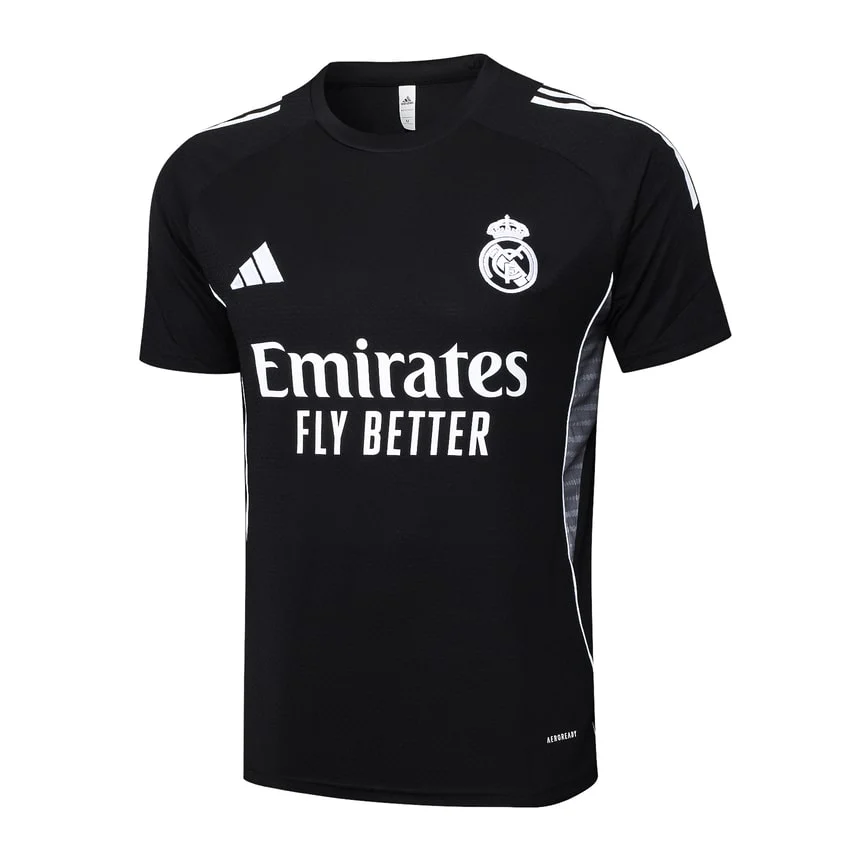 Ensemble Maillot Short Real Madrid 2025 2026 Noir Sombre – Image 2