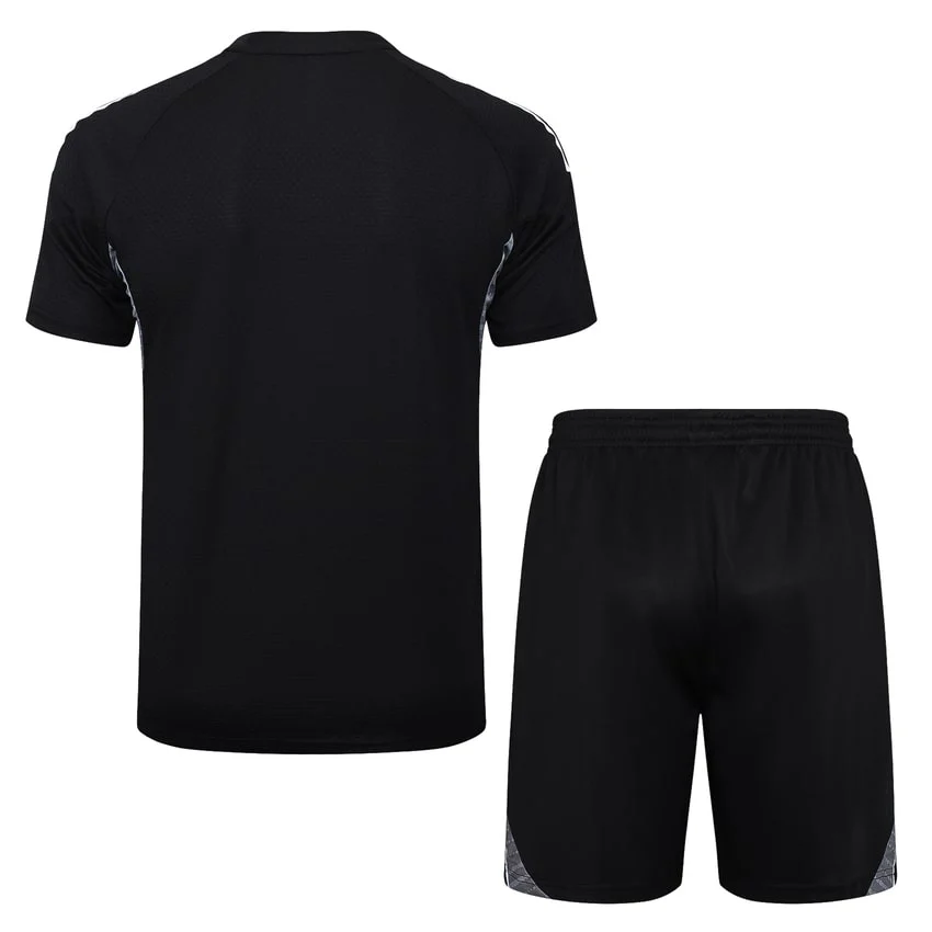 Ensemble Maillot Short Real Madrid 2025 2026 Noir Sombre – Image 4
