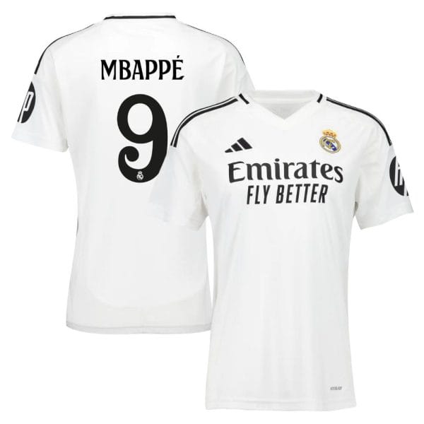 Maillot Femme Real Madrid Domicile 2024 2025 Mbappe