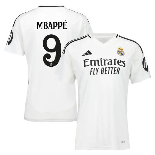 Maillot Femme Real Madrid Domicile 2024 2025 Mbappe