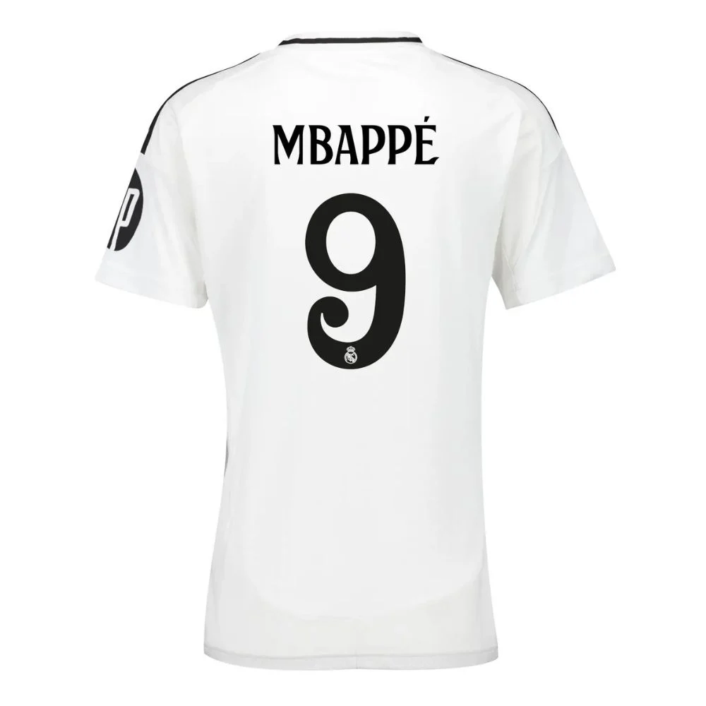 Maillot Femme Real Madrid Domicile 2024 2025 Mbappe – Image 3
