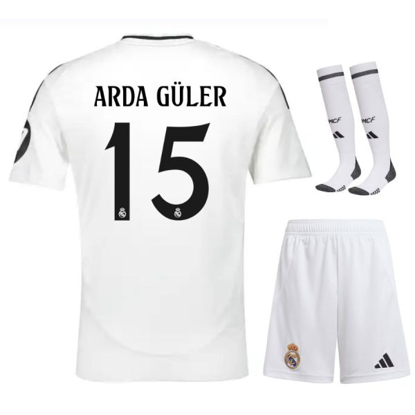 Maillot Kit Enfant Real Madrid Domicile 2024 2025 Arda Güler