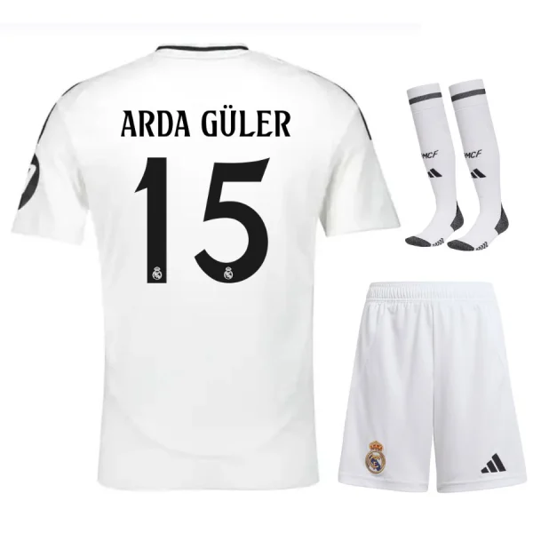 Maillot Kit Enfant Real Madrid Domicile 2024 2025 Arda Güler