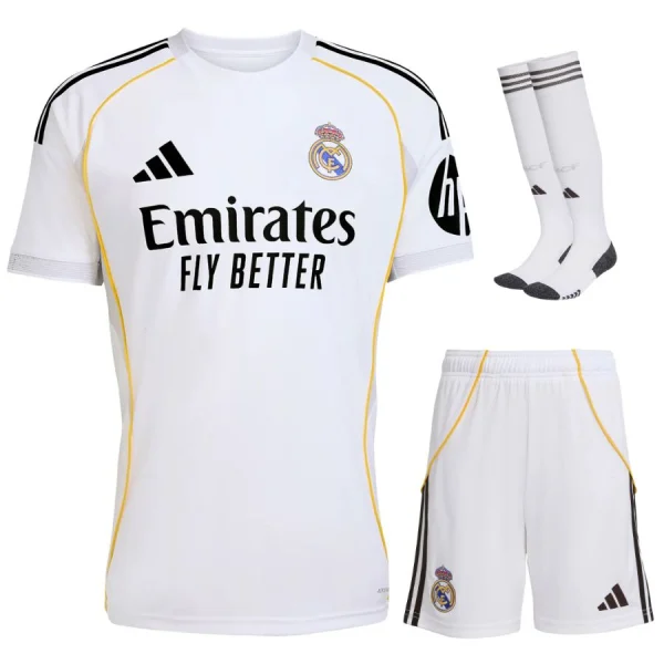 Maillot Kit Enfant Real Madrid Domicile 2025 2026