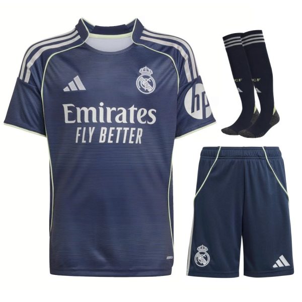 Maillot Kit Enfant Real Madrid Exterieur 2025 2026