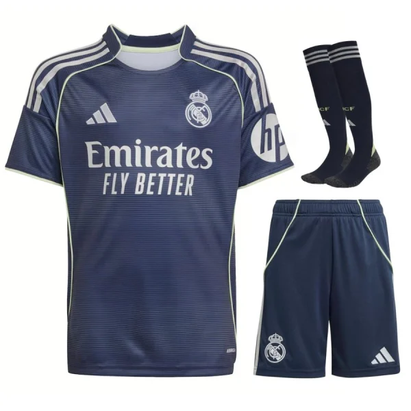 Maillot Kit Enfant Real Madrid Exterieur 2025 2026