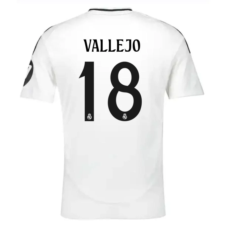 Maillot Real Madrid 2024 2025 Domicile Vallejo – Image 2