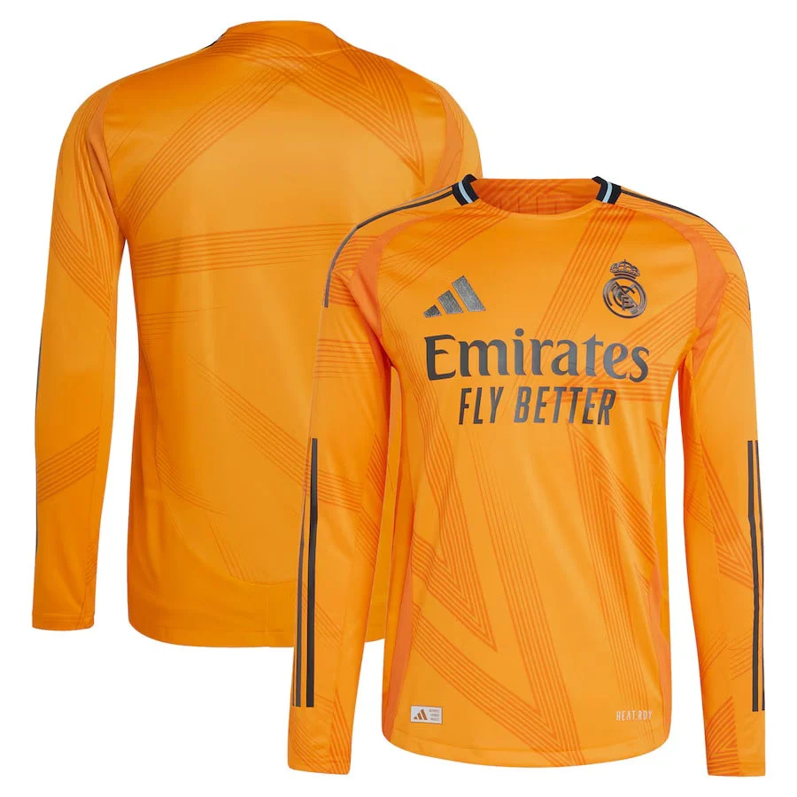 Maillot Real Madrid 2024 2025 Exterieur Manches Longues – Image 3