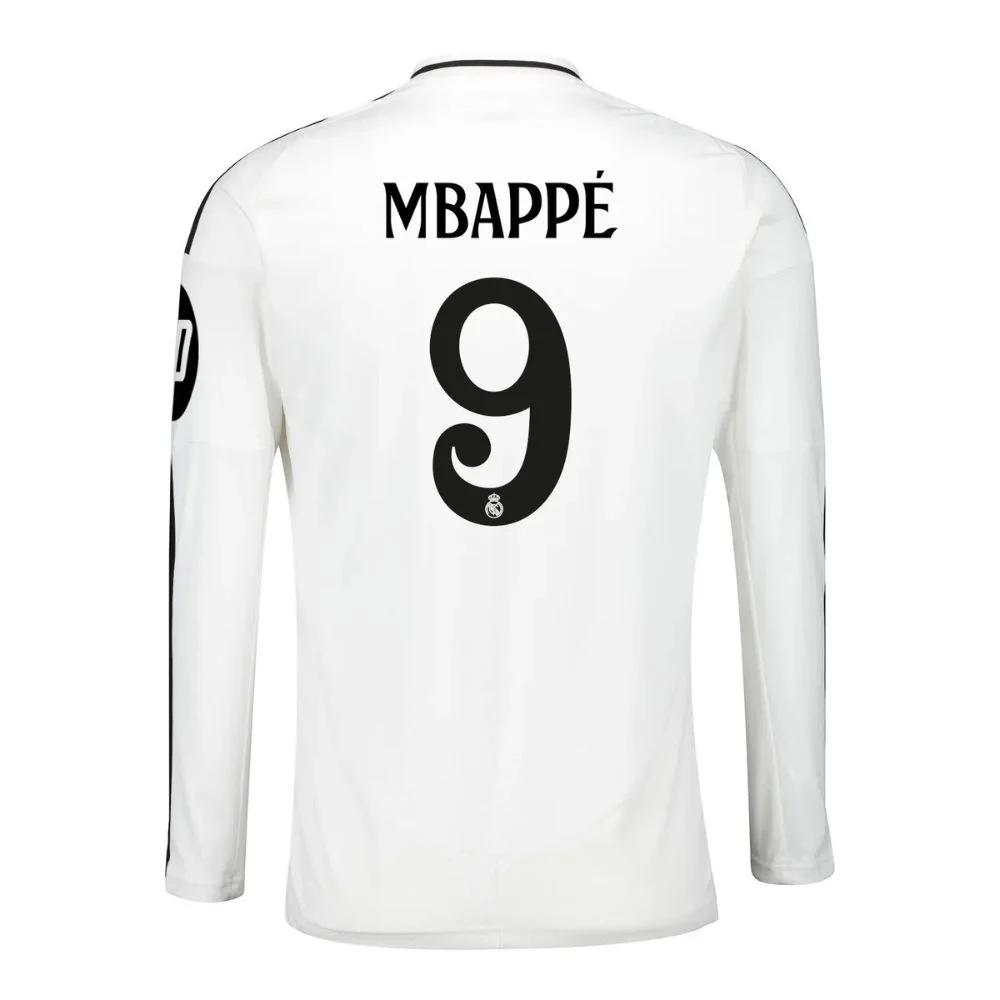 Maillot Real Madrid 2024 2025 Mbappe Manches Longues – Image 3