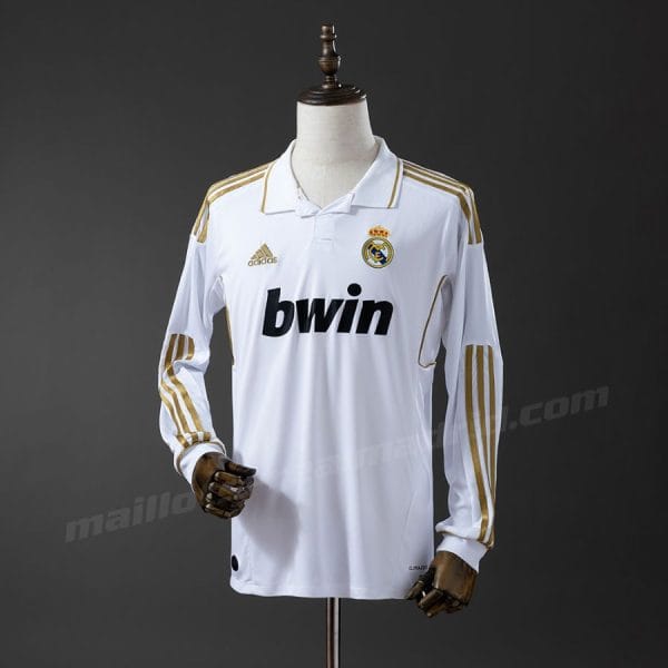Maillot Real Madrid Domicile 2011 2012 Manches Longues