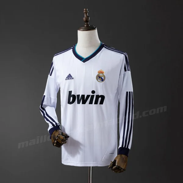 Maillot Real Madrid Domicile 2012 2013 Manches Longues