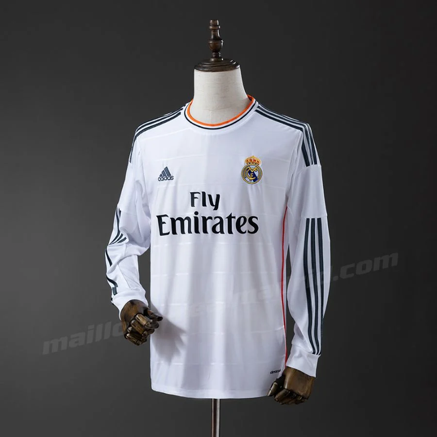 Maillot Real Madrid Domicile 2013 2014 Manches Longues