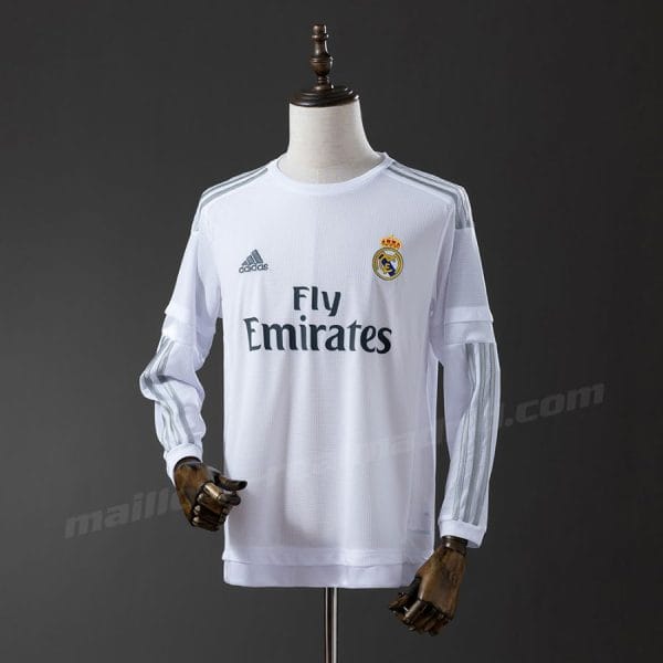 Maillot Real Madrid Domicile 2015 2016 Manches Longues