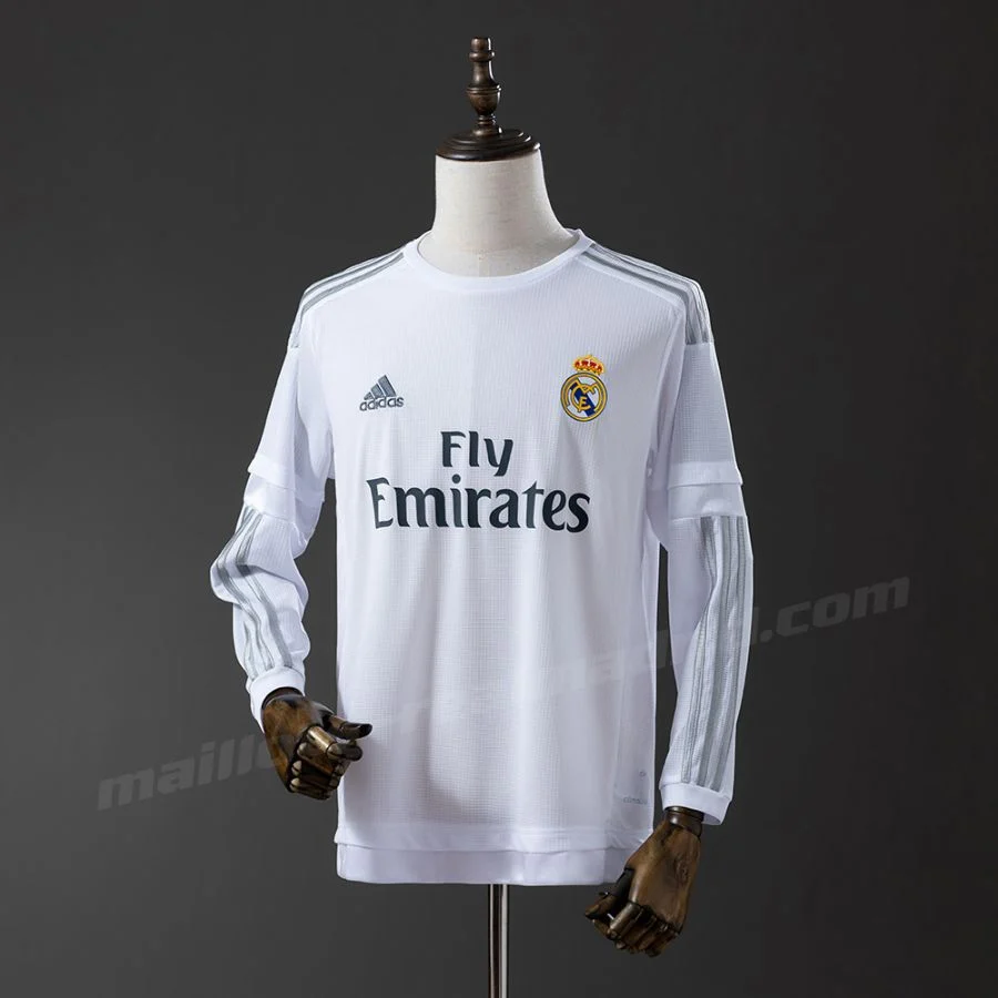 Maillot Real Madrid Domicile 2015 2016 Manches Longues