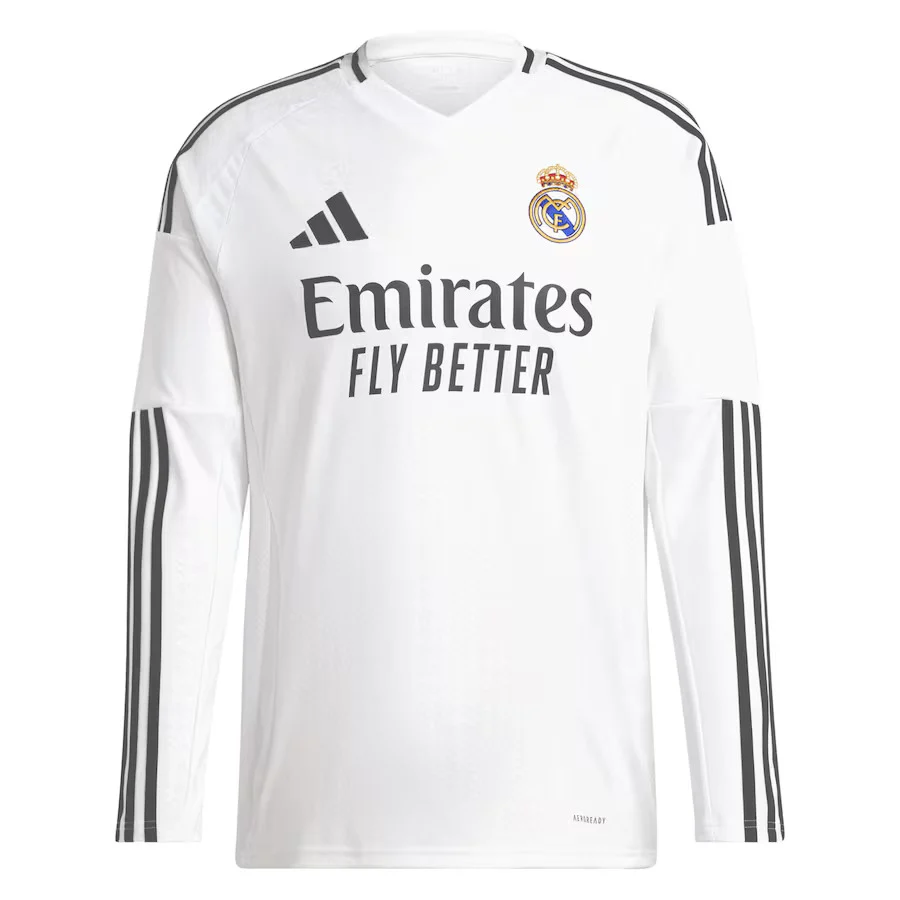 Maillot Real Madrid Domicile 2024 2025 Manches Longues
