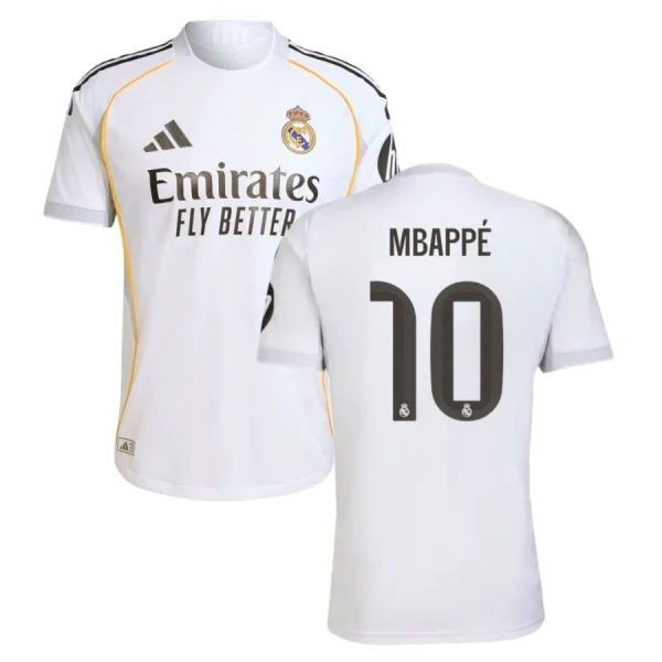 Maillot Real Madrid Domicile 2025 2026 Mbappe