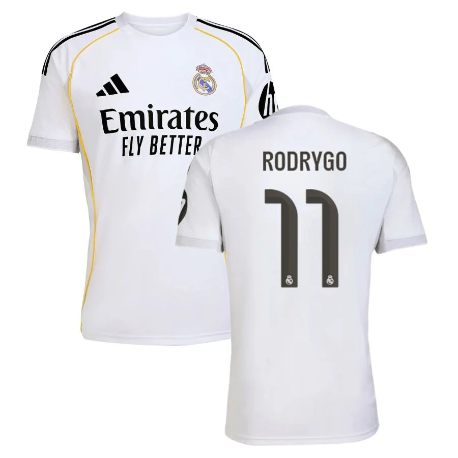 Maillot Real Madrid Domicile 2025 2026 Rodrygo