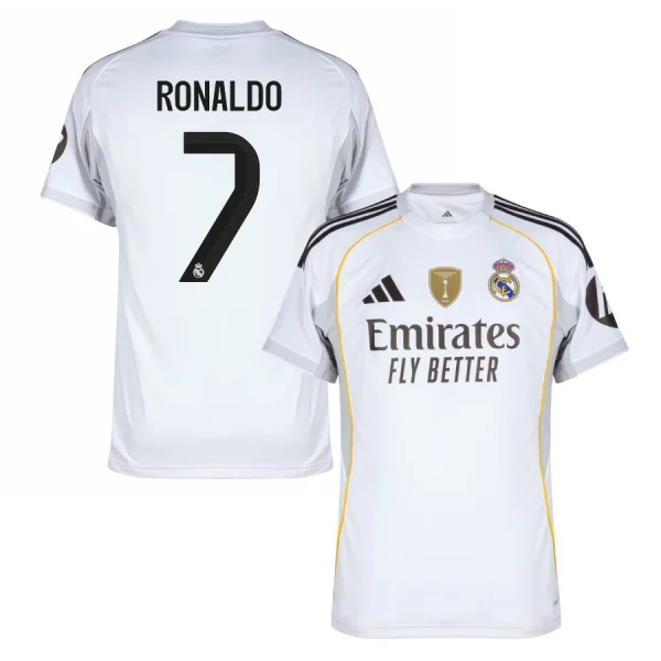 Maillot Real Madrid Domicile 2025 2026 Ronaldo 7