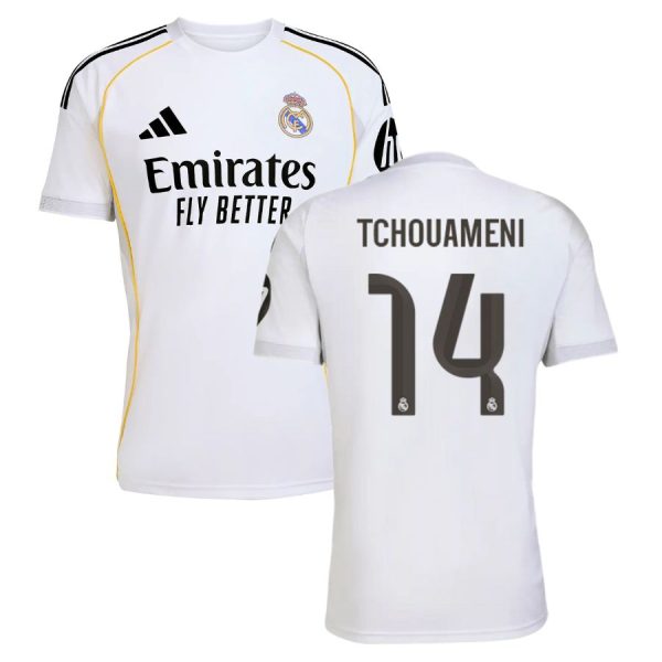 Maillot Real Madrid Domicile 2025 2026 Tchouameni