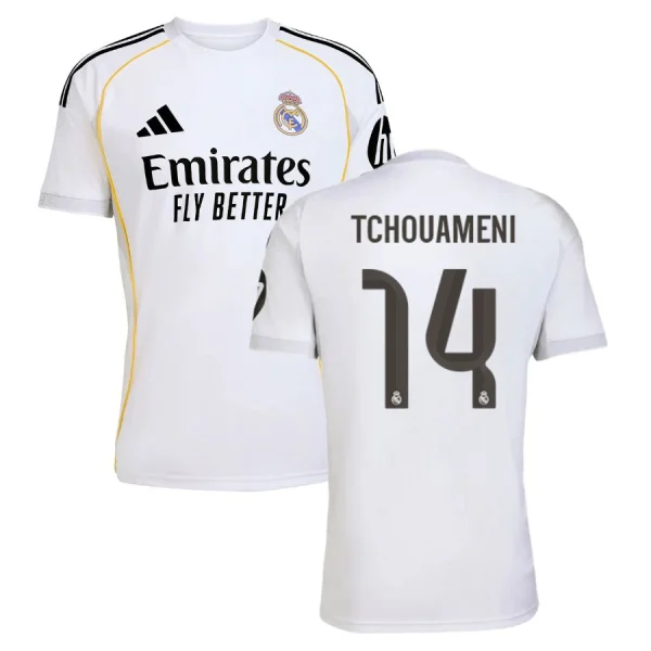 Maillot Real Madrid Domicile 2025 2026 Tchouameni